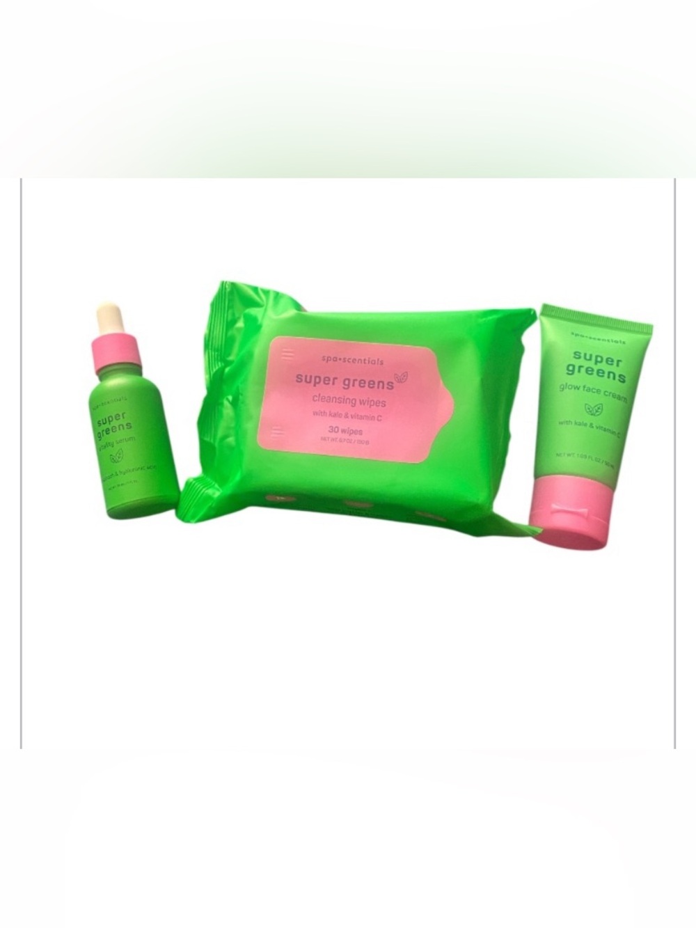 Spa+scentials Super Greens Skincare Set